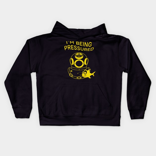 Under Pressure: The Art of Survival Kids Hoodie by Grigory